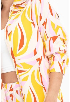 Camisa Europa Amarillo Ragged Pf31113570