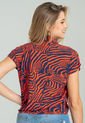 Blusa Zebra Anudado Azul Ragged Pf11112657 de Ragged