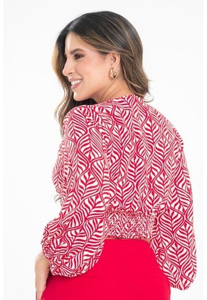 Blusa Casey Rojo Ragged Pf31113518