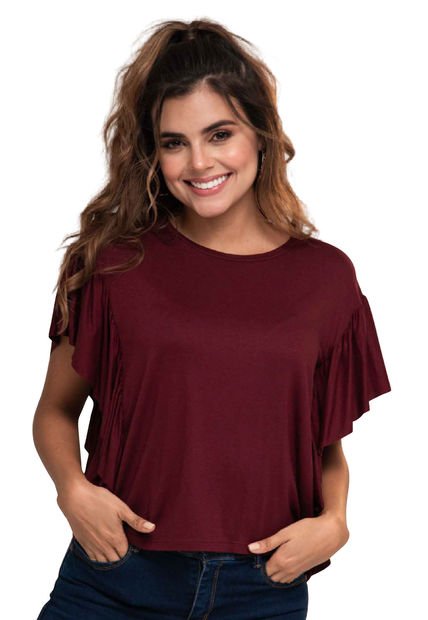 Camiseta Palomino Rojo Ragged Pf11120932