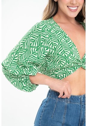 Blusa Casey Verde Ragged Pf31113518