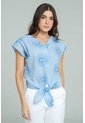 Blusa Sunny Azul Ragged Pf11113200 de Ragged