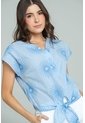 Blusa Sunny Azul Ragged Pf11113200 de Ragged