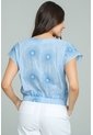Blusa Sunny Azul Ragged Pf11113200 de Ragged