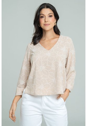 Blusa Whren Beige Ragged Pf11113205 Ragged