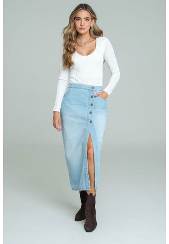 Falda Baltimore Azul Ragged Pf21320023 Ragged