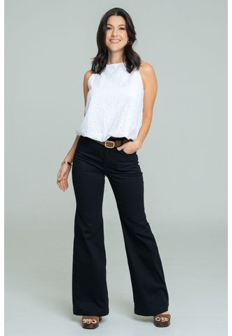 Pantalon Flare Concord Negro Ragged Pf11310944 Ragged
