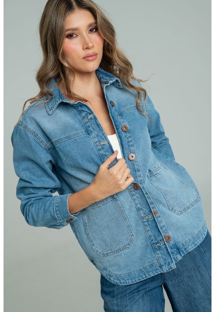 Chaqueta American Azul Ragged Pf21130025