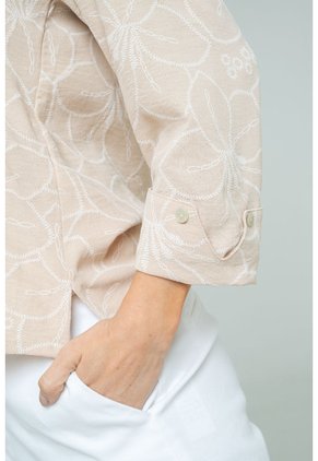 Blusa Whren Beige Ragged Pf11113205
