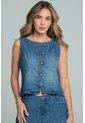 Blusa Mumbai Azul Ragged Pf21110028 de Ragged