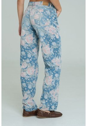Jeans Mom Mojito Azul Ragged Pf21350094