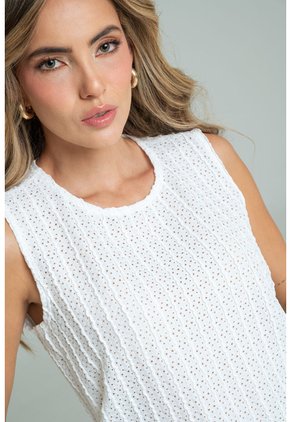Blusa Telem Blanco Ragged Pf11113191