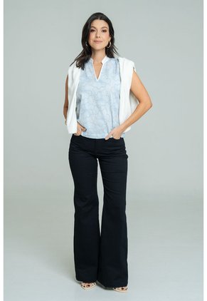 Blusa Jeral Azul Ragged Pf11113209
