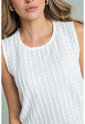 Blusa Telem Blanco Ragged Pf11113191