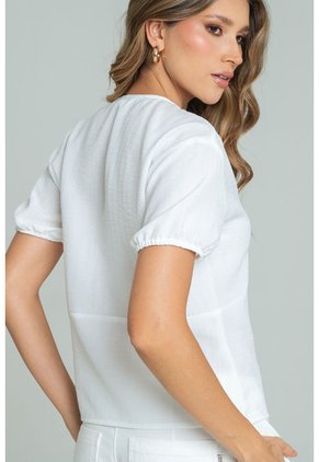 Blusa Sicilia Blanco Ragged Pf11113162