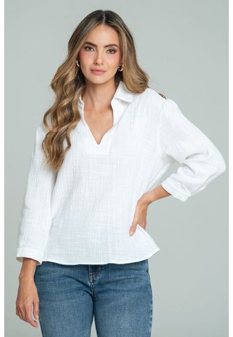 Blusa Maca Blanco Ragged Pf11113210 Ragged