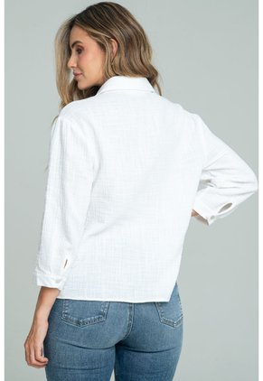 Blusa Maca Blanco Ragged Pf11113210