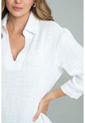 Blusa Maca Blanco Ragged Pf11113210