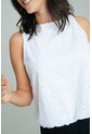 Blusa Globo Ojalillo Blanco Ragged Pf11113153 de Ragged