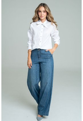 Camisa Selesthia Blanco Ragged Pf12110890
