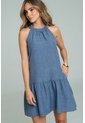 Vestido Samara Azul Ragged Pf11511463 de Ragged