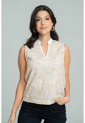 Blusa Jeral Beige Ragged Pf11113209