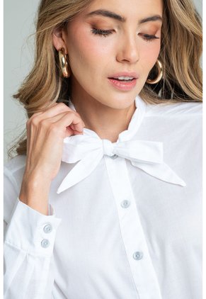 Camisa Selesthia Blanco Ragged Pf12110890