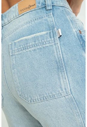 Jeans Slouchy Vintage Azul Ragged Pf21350053