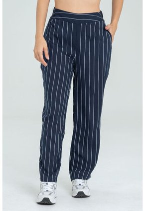 Pantalon Recto Rayas Azul Ragged Pf31310676
