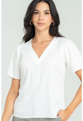 Blusa Preston Blanco Ragged Pf11112836