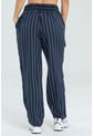 Pantalon Recto Rayas Azul Ragged Pf31310676 de Ragged