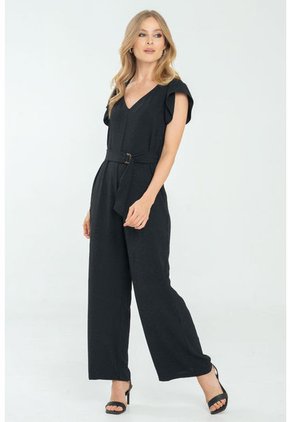 Enterizo Largo Shine Negro Ragged Pf12530046