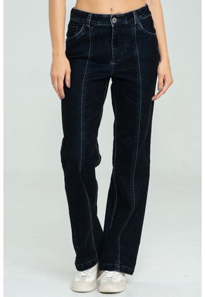 Jeans Straight Velvet Azul Ragged Pf21350040