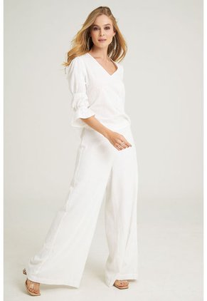 Pantalon Lino Malvin Blanco Ragged Pf11310719