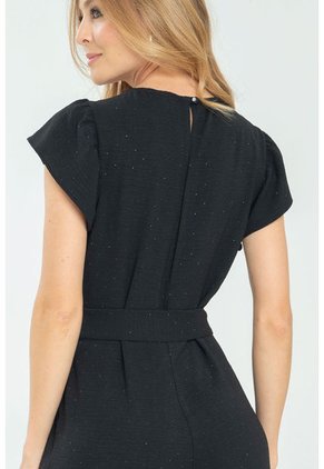 Enterizo Largo Shine Negro Ragged Pf12530046