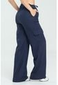 Pantalon Cargo Lino Azul Ragged Pf11310770 de Ragged