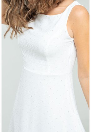 Vestido Glowy Blanco Ragged Pf11511347