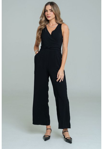 Enterizo Largo Clare Negro Ragged Pf11530130