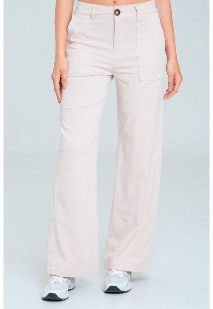 Pantalon Swan Bolsillos Beige Ragged Pf11310858