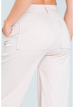 Pantalon Swan Bolsillos Beige Ragged Pf11310858