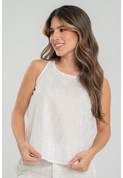 Blusa Nhovos Dorado Ragged Pf31113423