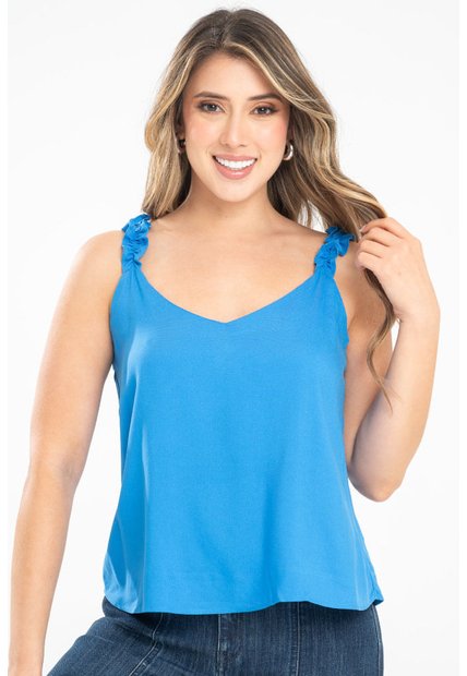 Blusa Macarena Azul Ragged Pf31113449