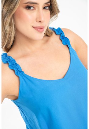 Blusa Macarena Azul Ragged Pf31113449