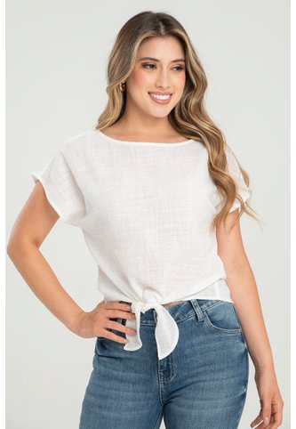 Blusa Hoiselle Blanco Ragged Pf31113503 Ragged
