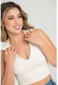 Crop Top Capucha Blanco Ragged Pf31122311 de Ragged
