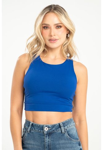 Crop Top Lhindy Azul Ragged Pf31122315 Ragged