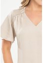 Blusa Satin Beige Ragged Pf31113493 de Ragged