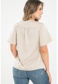 Blusa Satin Beige Ragged Pf31113493 de Ragged