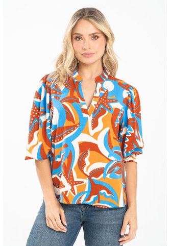 Blusa Mendoza Café Ragged Pf31113460 Ragged