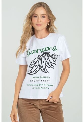 Camiseta Banana Blanco Ragged Pf21120102 Ragged